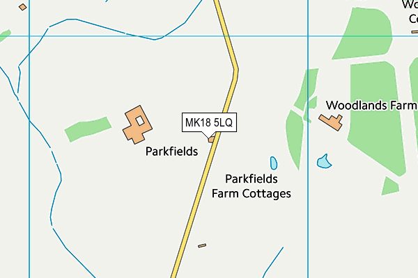 MK18 5LQ map - OS VectorMap District (Ordnance Survey)