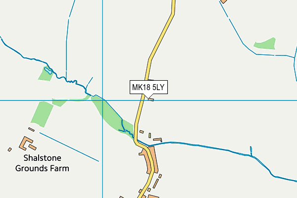 MK18 5LY map - OS VectorMap District (Ordnance Survey)