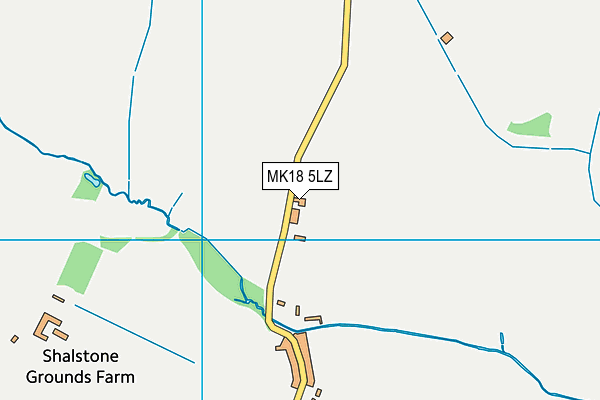 MK18 5LZ map - OS VectorMap District (Ordnance Survey)