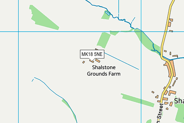 MK18 5NE map - OS VectorMap District (Ordnance Survey)