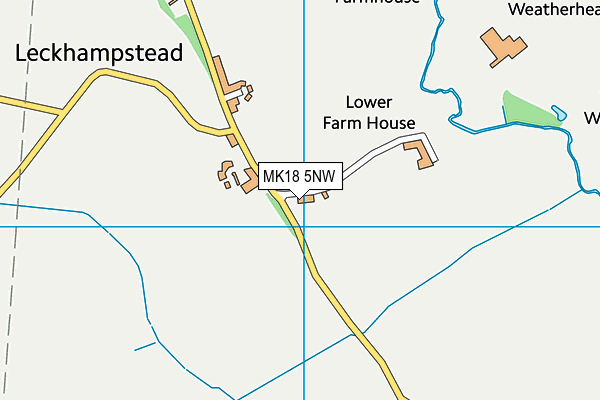 MK18 5NW map - OS VectorMap District (Ordnance Survey)