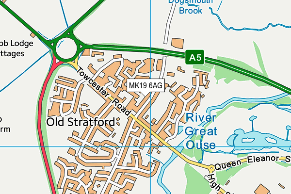 Map of STRATFORDS MOTORIST CENTRE LIMITED at district scale