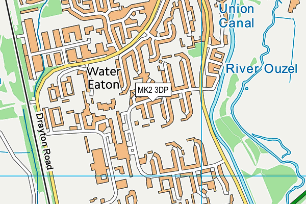 MK2 3DP map - OS VectorMap District (Ordnance Survey)