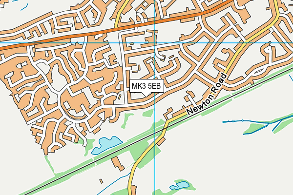 MK3 5EB map - OS VectorMap District (Ordnance Survey)