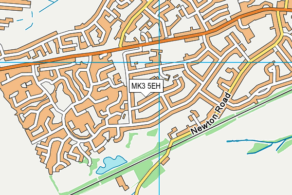 MK3 5EH map - OS VectorMap District (Ordnance Survey)