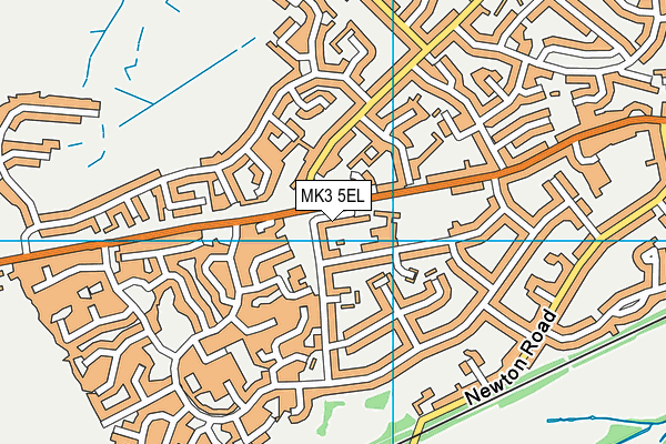 MK3 5EL map - OS VectorMap District (Ordnance Survey)