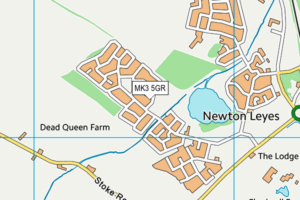 MK3 5GR map - OS VectorMap District (Ordnance Survey)