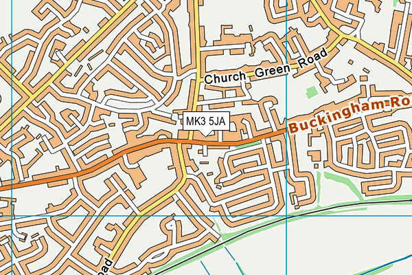 MK3 5JA map - OS VectorMap District (Ordnance Survey)