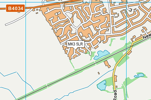 MK3 5LR map - OS VectorMap District (Ordnance Survey)