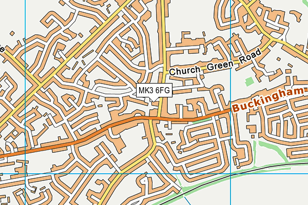 MK3 6FG map - OS VectorMap District (Ordnance Survey)