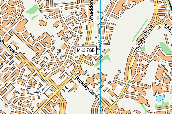 MK3 7GB map - OS VectorMap District (Ordnance Survey)