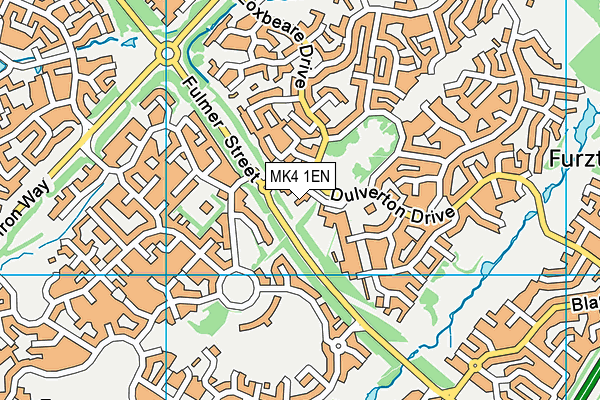 MK4 1EN map - OS VectorMap District (Ordnance Survey)