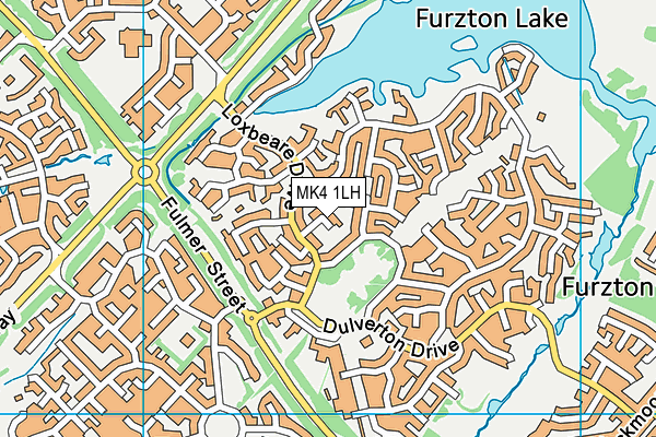 MK4 1LH map - OS VectorMap District (Ordnance Survey)