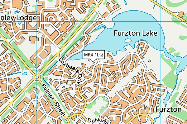 MK4 1LQ map - OS VectorMap District (Ordnance Survey)