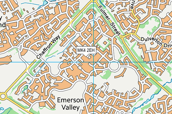 MK4 2EH map - OS VectorMap District (Ordnance Survey)