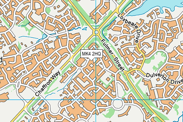 MK4 2HQ map - OS VectorMap District (Ordnance Survey)