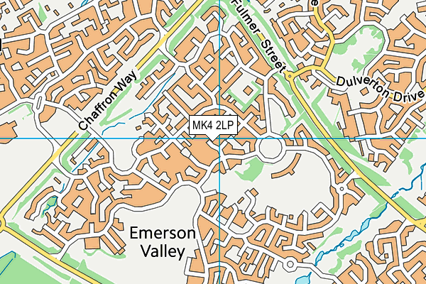 MK4 2LP map - OS VectorMap District (Ordnance Survey)