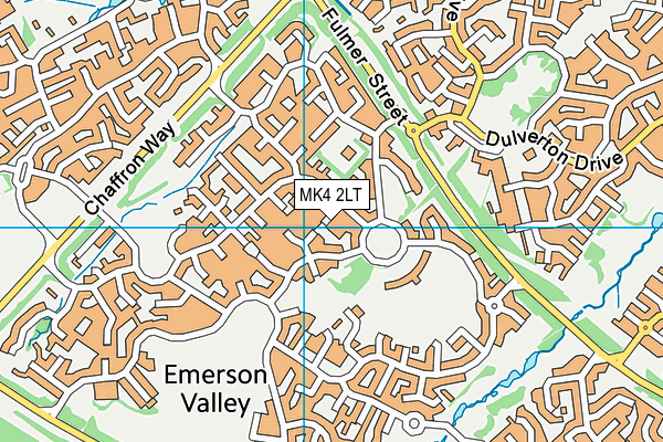 MK4 2LT map - OS VectorMap District (Ordnance Survey)