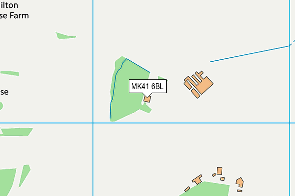 MK41 6BL map - OS VectorMap District (Ordnance Survey)