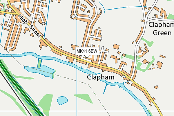Map of CLAPHAM FISH & CHIPS LTD at district scale