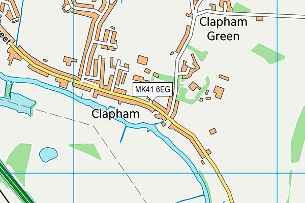 Ursula Taylor Church of England School map (MK41 6EG) - OS VectorMap District (Ordnance Survey)