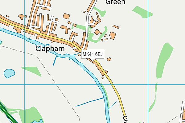 MK41 6EJ map - OS VectorMap District (Ordnance Survey)