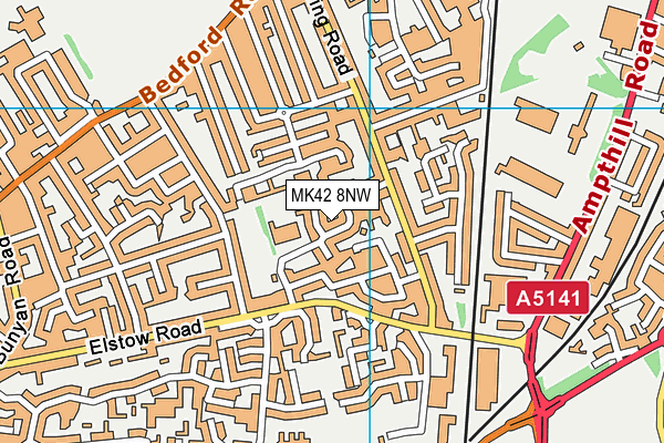 Camestone School map (MK42 8NW) - OS VectorMap District (Ordnance Survey)