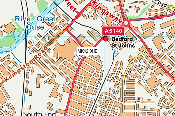 E-Spired Centre of Excellence map (MK42 9HE) - OS VectorMap District (Ordnance Survey)