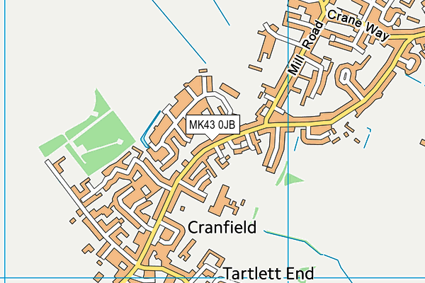 Map of CRANFIELD QMS LIMITED at district scale