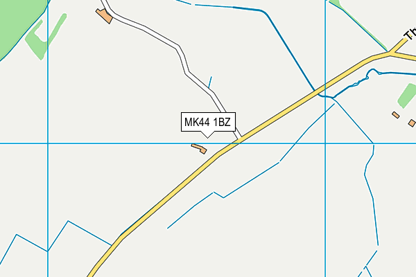 MK44 1BZ map - OS VectorMap District (Ordnance Survey)