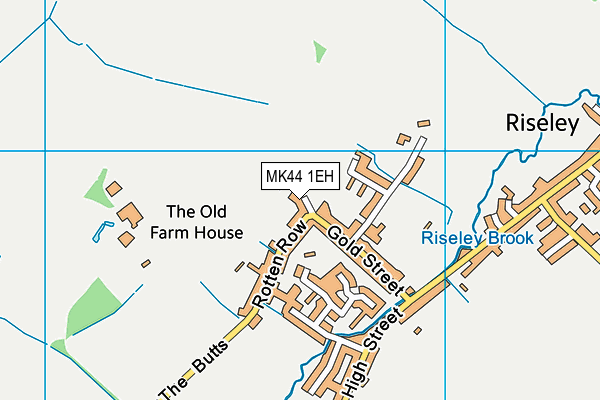 MK44 1EH map - OS VectorMap District (Ordnance Survey)