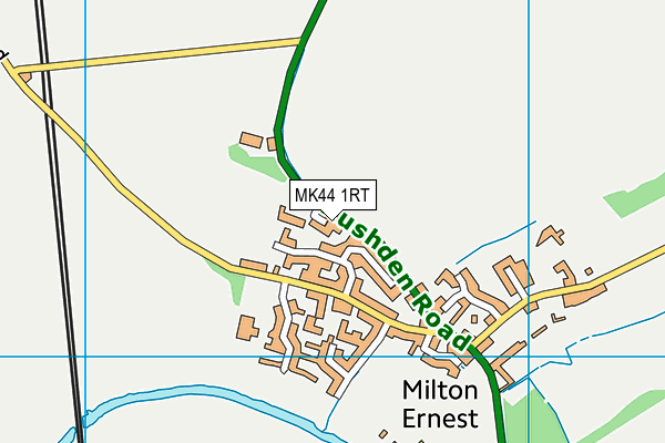 MK44 1RT map - OS VectorMap District (Ordnance Survey)