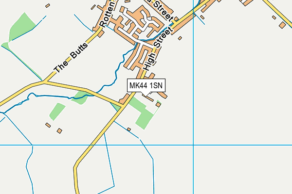 MK44 1SN map - OS VectorMap District (Ordnance Survey)