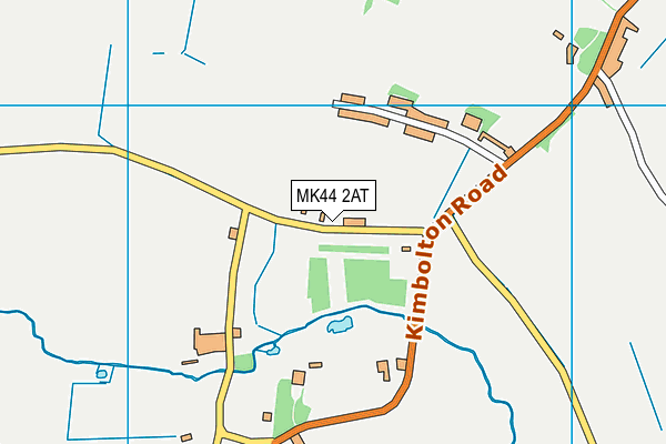 MK44 2AT map - OS VectorMap District (Ordnance Survey)