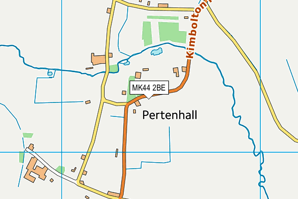 MK44 2BE map - OS VectorMap District (Ordnance Survey)