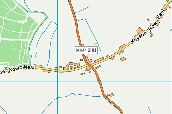 Kymbrook Primary School map (MK44 2HH) - OS VectorMap District (Ordnance Survey)
