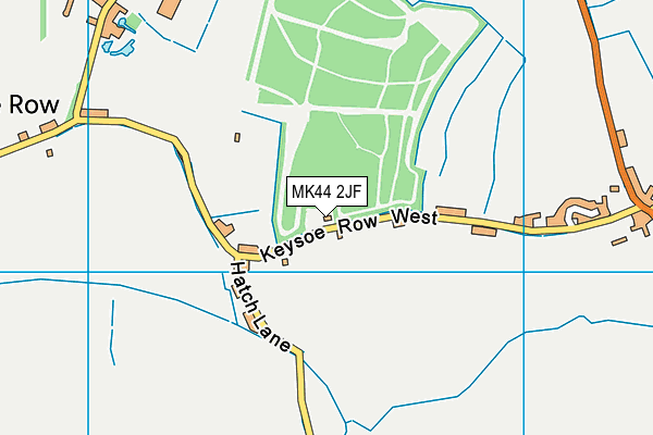 MK44 2JF map - OS VectorMap District (Ordnance Survey)