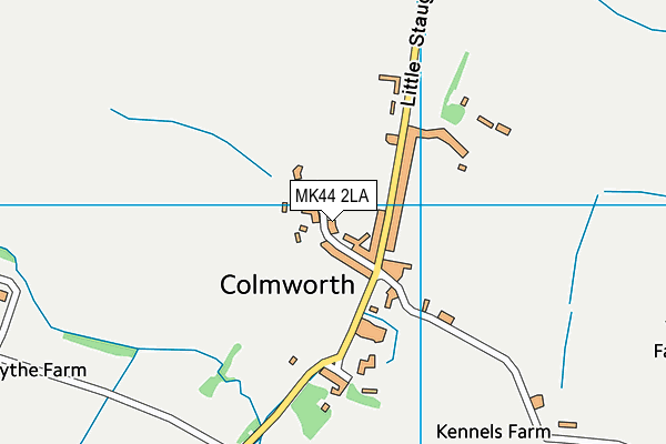 MK44 2LA map - OS VectorMap District (Ordnance Survey)