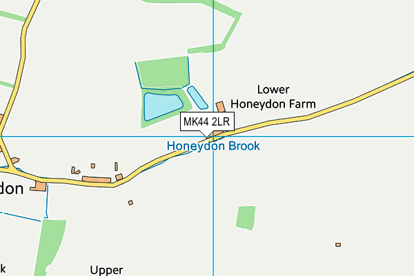 MK44 2LR map - OS VectorMap District (Ordnance Survey)
