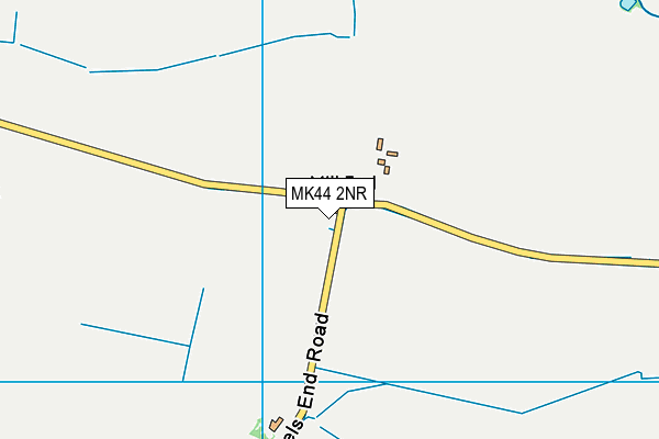 MK44 2NR map - OS VectorMap District (Ordnance Survey)