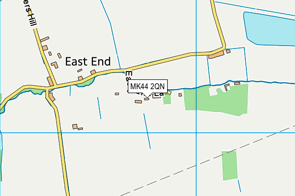 MK44 2QN map - OS VectorMap District (Ordnance Survey)