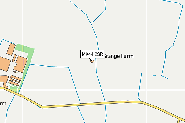 MK44 2SR map - OS VectorMap District (Ordnance Survey)