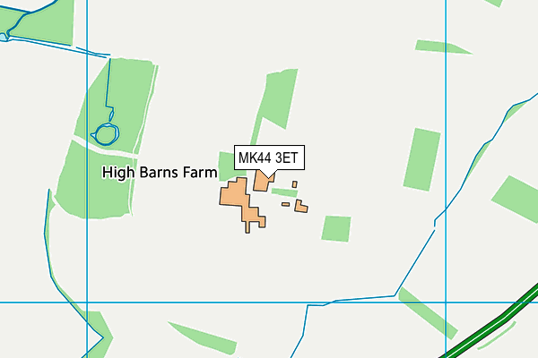 MK44 3ET map - OS VectorMap District (Ordnance Survey)