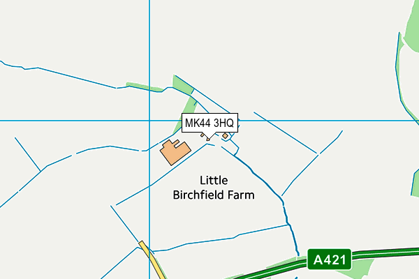 MK44 3HQ map - OS VectorMap District (Ordnance Survey)