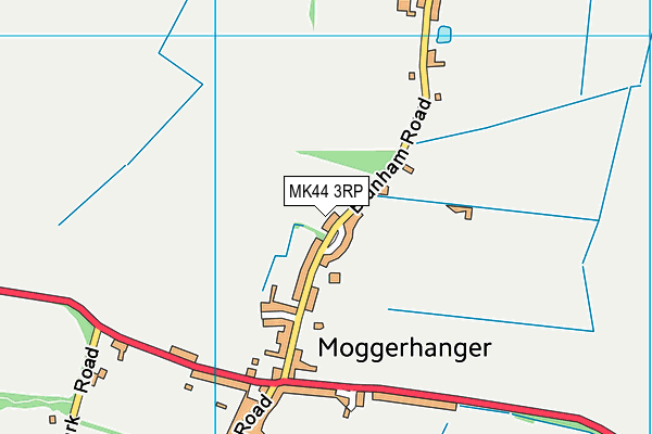 MK44 3RP map - OS VectorMap District (Ordnance Survey)