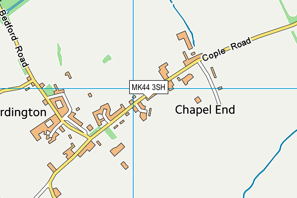 MK44 3SH map - OS VectorMap District (Ordnance Survey)