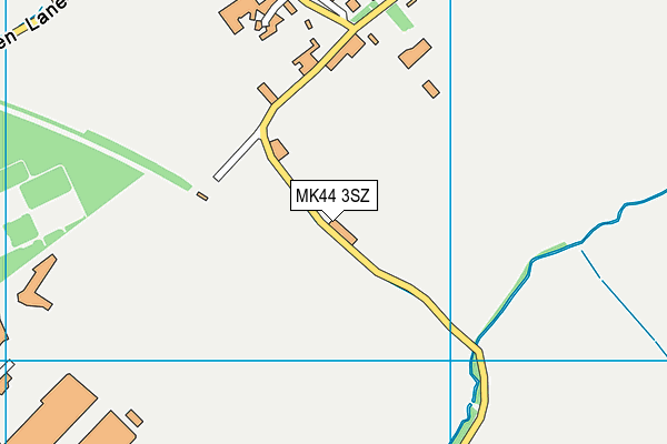 MK44 3SZ map - OS VectorMap District (Ordnance Survey)