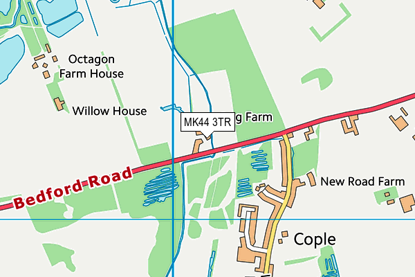 MK44 3TR map - OS VectorMap District (Ordnance Survey)