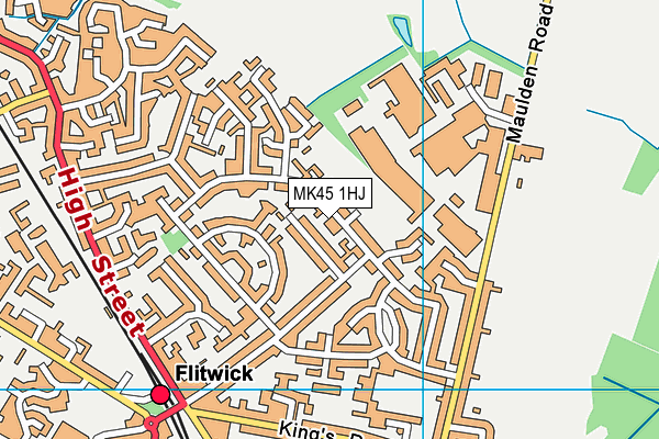 Map of AMPTHILL AND FLITWICK BUILDERS LIMITED at district scale