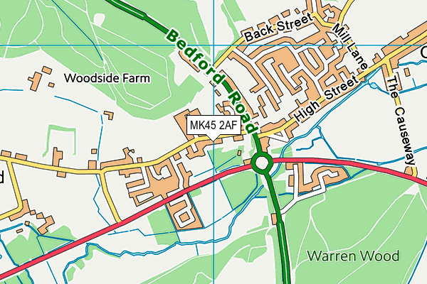 Map of CH CONTRACTS (FLITWICK) LIMITED at district scale